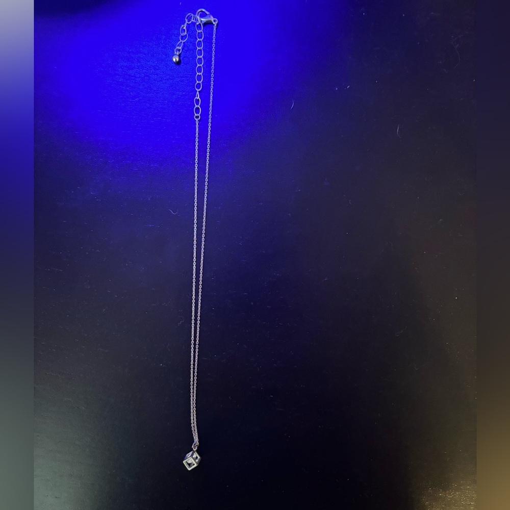 Tj Maxx silver diamond necklace